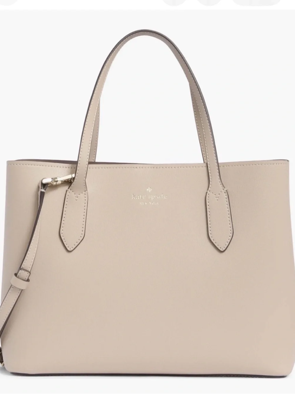 kate spade Classic Structured Tote Bag - Beige
